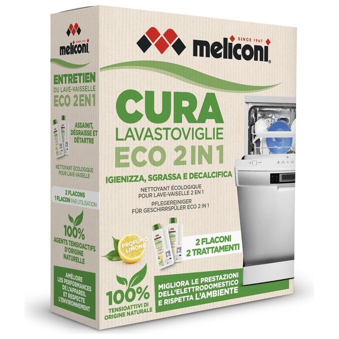 Meliconi Cura Lavastoviglie Liquido Eco 2 in1