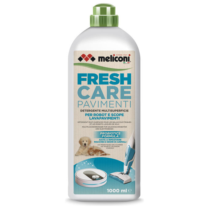 Meliconi Fresh Care Pavimenti Detergente Ecologico Robot e Scope Elettriche 1000ml