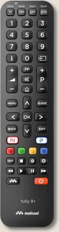 Meliconi Fully 8 R Telecomando Universale