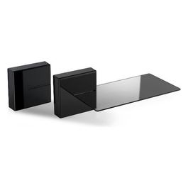 Meliconi Ghost Cube Shelf Sistema Copricavi Componibile con Ripiani Nero