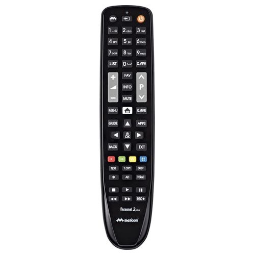 Meliconi Gumbody Personal 2 Telecomando per TV LG Sostituisce il Telecomando Originale Pronto all'Uso