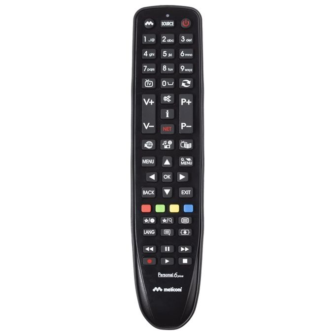 Image of Meliconi Gumbody Personal 6 Telecomando per TV Telefunken Sostituisce il Telecomando Originale Pronto all'Uso