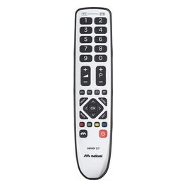 Meliconi Gumbody Pratico 2+ Telecomando universale 2 in 1 Compatibile Tv / Decoder