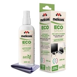 Meliconi Kit Spray Pulizia Lenti e Schermi Tv Eco