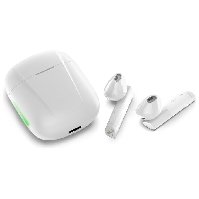 Image of Meliconi Mysound Dart Pods Auricolari True Wireless Bluetooth 5.3 Bianche con LED