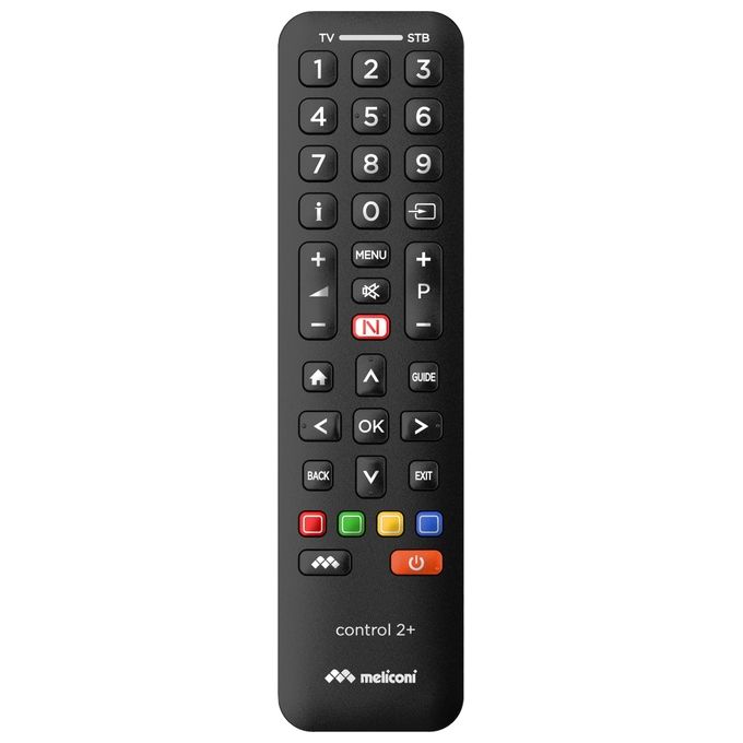Image of Meliconi Control 2+ Telecomando universale 2 in 1 Compatibile con TV e Decoder esterni