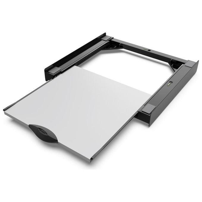 Image of Meliconi Torre Dark kit sovrapposizione universale con ripiano estraibile in legno per Lavatrici e Asciugatrice