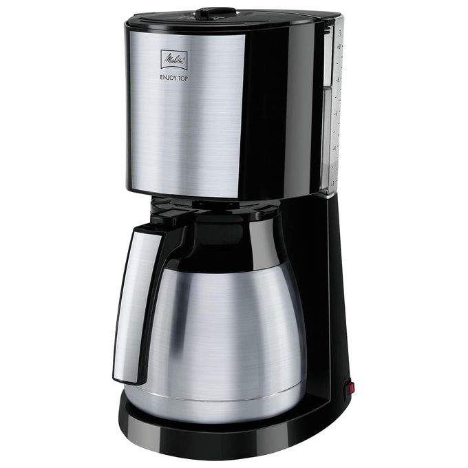 Melitta 1017-08 Enjoy Top Therm Macchina da Caffe' con Filtro 10 Tazze Nero