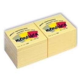 Confezione 12 Notes 75x75mm Giallo Pastello