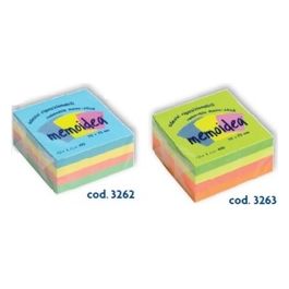 Cubo 75x75mm Colori Neon 400 Fogli