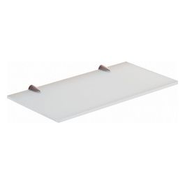 Mensola Artemis Silver/Alluminio/Incolore/Trasparente Vetro 2x30x16,5 Cm