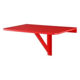 Mensola Kaos F12 in mdf rosso 80x60x41