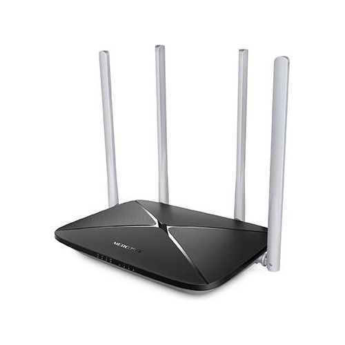 Mercusys AC12 Router 1200Mbps 4 Antenne Nero