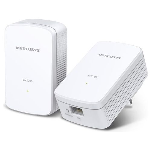 Mercusys MP500 KIT Adattatore di Rete PowerLine 1000Mbit/s Collegamento Ethernet LAN Bianco