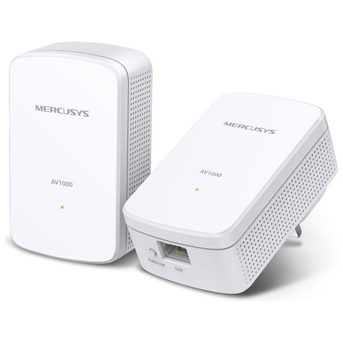 Mercusys MP500 KIT Adattatore di Rete PowerLine 1000Mbit/s Collegamento Ethernet LAN Bianco