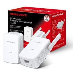 MP510 KIT PowerLine Av1000 Wi-Fi N300 Kit 1p Gigabit 2 Antenne Esterne 2 Unita'