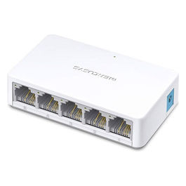 MS105 Switch di Rete 5 Porte Fast Ethernet 10/100M Mini Desktop LAN Hub