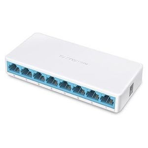Mercusys MS108 Switch di Rete Gestito Fast Ethernet 10/100 Bianco