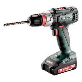BS 18 L Quick 2x 2,0 Ah Trapano Avvitatore a Batteria Nero/Verde/Rosso,/Argento 1800 Giri/min