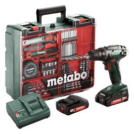 BS 18 Mobile Werkstatt Trapano Avvitatore a Batteria 2x18V 2Ah Li-ion