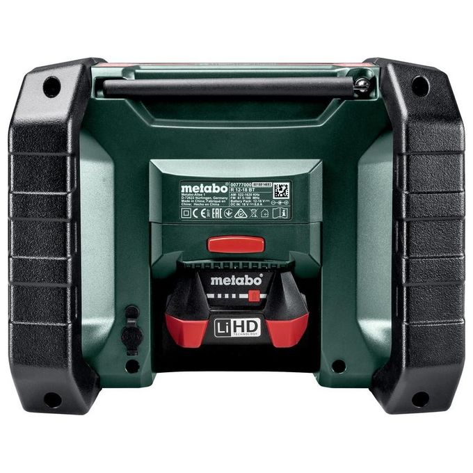 Metabo R 12-18 BT Radio da Cantiere a Batteria
