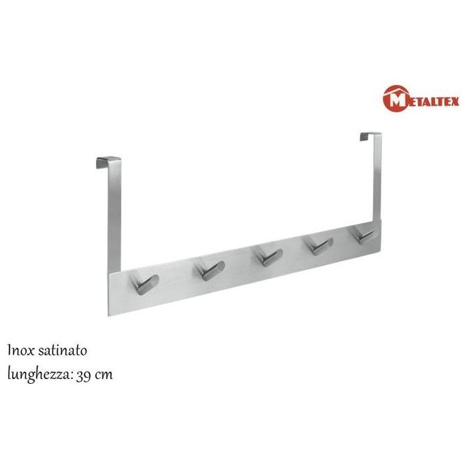Metaltex Appendiabiti da Porta 5 Posti