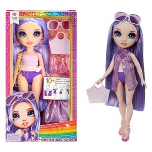 MGA Bambola Rainbow High Swim e Style Fashion Doll Violet Purple