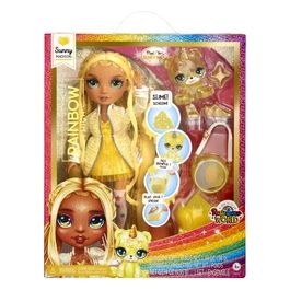 MGA Bambola Rainbow High Classic Rainbow Fashion Doll Sunny Yellow