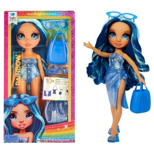 MGA Bambola Rainbow High Swim e Style Fashion Doll Skyler Blue