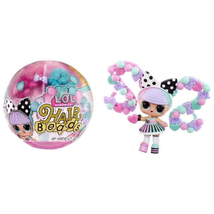 MGA Entertainment Bambola L.O.L. Surprise! Hair Beads Tots Assortito