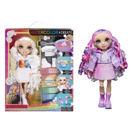 Bambola Rainbow High WaterColor e Create Dolls- Purple Eyes