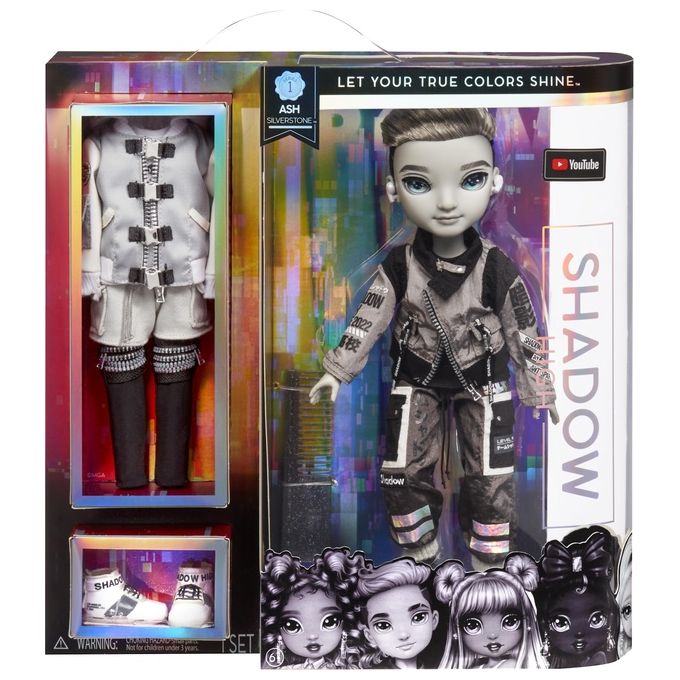 Mga Rainbow High Shadow High Doll- Ash Silverstone