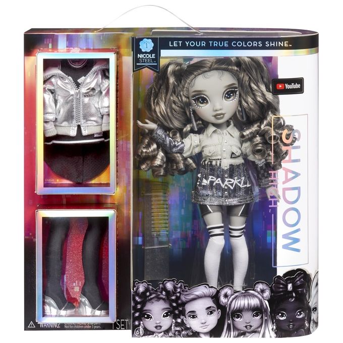 Mga Rainbow High Shadow High Doll- Nicole Steel