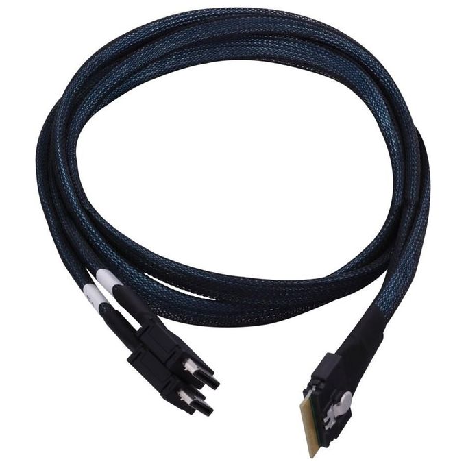 Microchip Technology 2304800-R Cavo Serial Attached SCSI (SAS) 0.8mt Nero