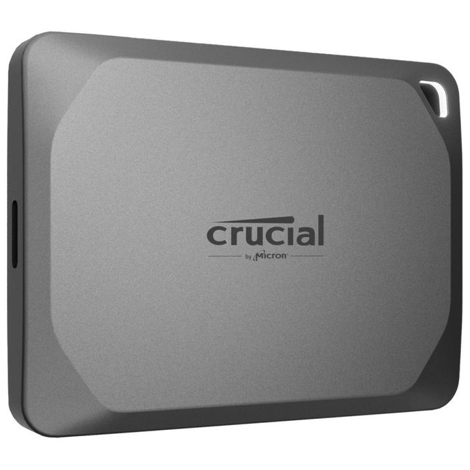 Micron Crucial X9 Pro Ssd Crittografato 2Tb Esterno Portatile USB 3.2 Gen 2 (USB-C connettore) 256 bit AES