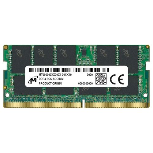 Micron MTA18ASF4G72HZ Memoria Ram 32Gb DDR4-3200 ECC SODIMM 2Rx8 CL22
