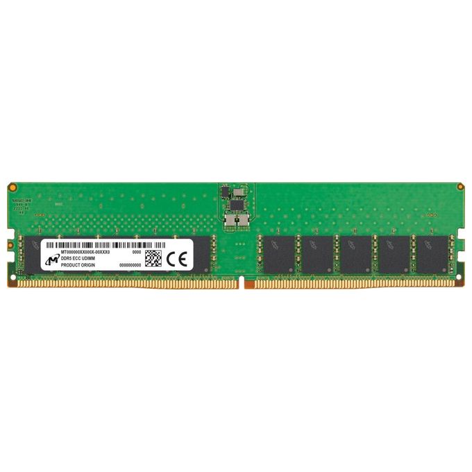 Micron MTC20C2085S1EC48BA1R DDR5 Modulo Ram 32Gb DIMM 288-PIN 4800 MHz - PC5-38400 CL40 1.1 V senza buffer ECC