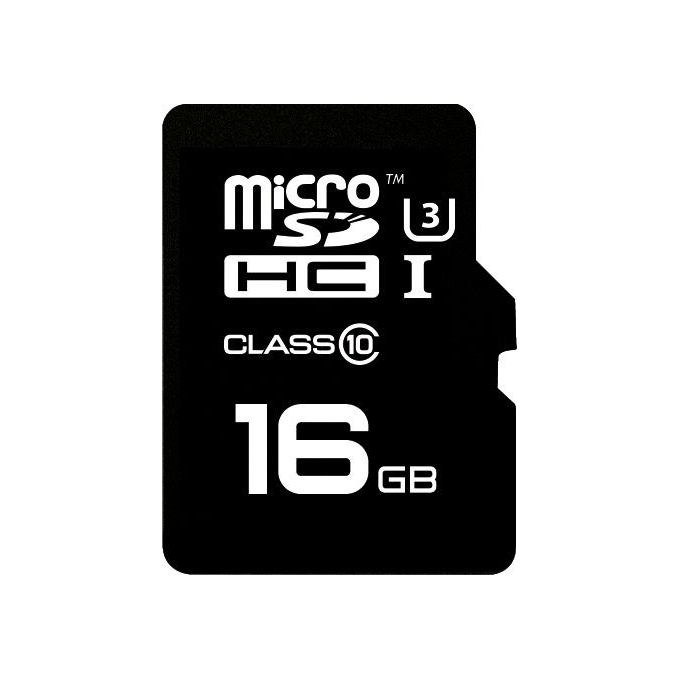 Micro Sd + Adapter 16 Gb Platinum (Full Hd) 
