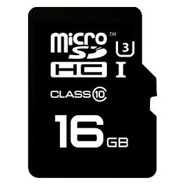 Micro Sd + Adapter 16 Gb Pro (3D - 4K) 