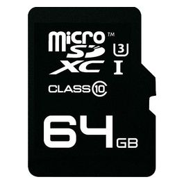 Micro Sd + Adapter 64 Gb Platinum (Full Hd) 