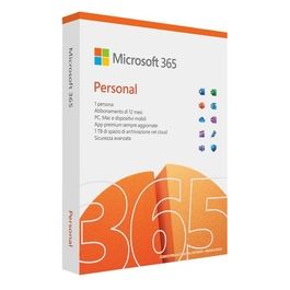 Microsoft M365 Personal Italian Subscription P10 EuroZone 1 License Medialess 1 Anno