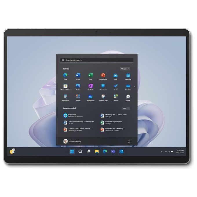 Microsoft Surface Pro 9 Intel Core i7-1265U Ram 16Gb SSD 512Gb 13" Windows 11 Pro Platino