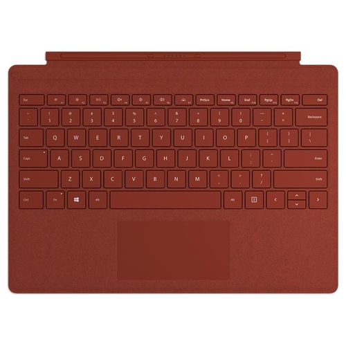 Microsoft Surface Pro Signature Type Cover Tastiera con trackpad retroilluminato italiana rosso per Surface Pro 7