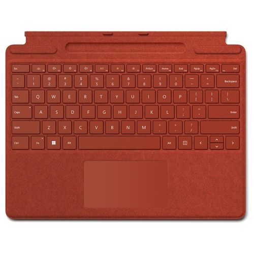 Microsoft Surface Pro Signature Keyboard Rosso Microsoft Cover port QWERTY Italiano