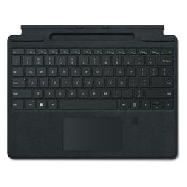 Microsoft Surface Pro Signature Keyboard con Fingerprint Reader Nero Cover Port Qwerty Italiano