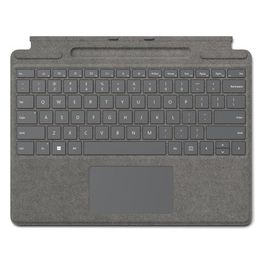 Microsoft Surface Pro Signature Keyboard Platino Cover Port Qwerty Italiano
