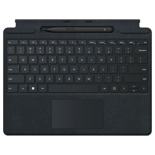 Microsoft Tastiera Signature per Surface Pro con Slim Pen 2 - Nero Qwerty Italiano