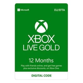 Microsoft® Xbox XBOX LIVE 12 mesi Digital FG CIS EuroZone Online Product Key License 1 License ESD R17