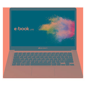 Microtech E-Book Lite Notebook, Processore Intel Celeron N4020, Ram 4Gb, Hdd 120Gb SSD, Display 14.1'', Windows 10 Pro