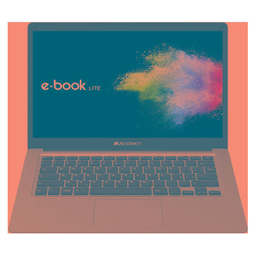 Microtech E-Book Lite Notebook, Processore Intel Celeron N4020, Ram 4gb, Hdd 120gb Ssd, Display 14.1'', Windows 10 Pro